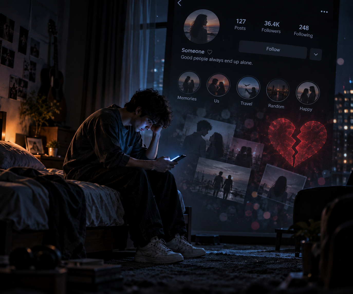 Instagram User Block AI Photo Prompt: Create Emotional Old-Memory Edits - AI Photo Editing Prompts